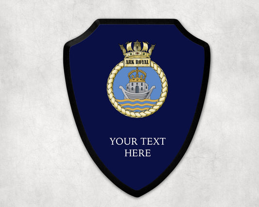 HMS Ark Royal - Royal Navy Printed Wall Shield