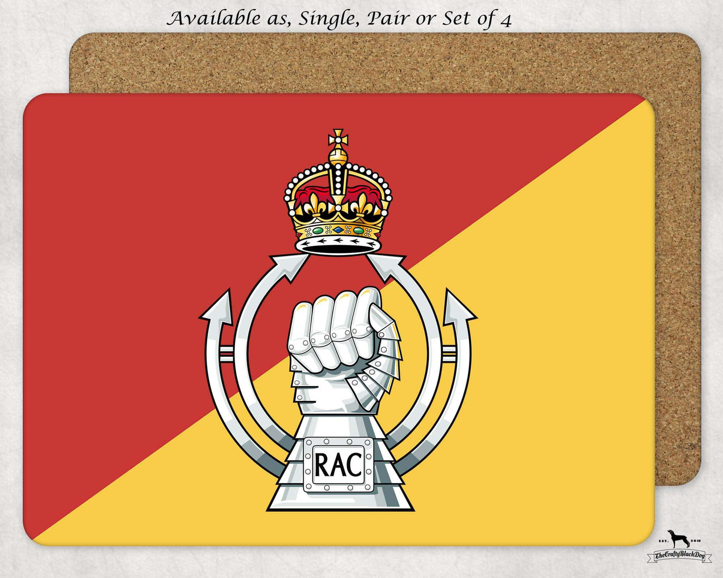 Royal Armoured Corps - Placemat(s) (New King's Crown)