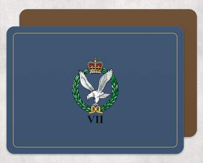 Army Air Corps - 7 Regiment - Placemat â€” Light_Navy_Gold_Hardback_Placemat-2 copy