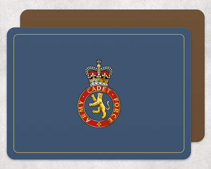 Army Cadet Force - Placemat â€” Light_Navy_Gold_Hardback_Placemat-2 copy