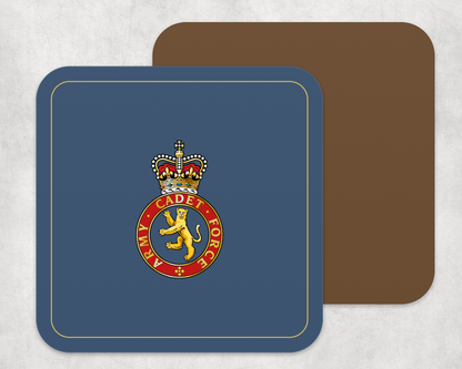 Army Cadet Force - Placemat â€” Navy_Gold_Hardback_Coaster