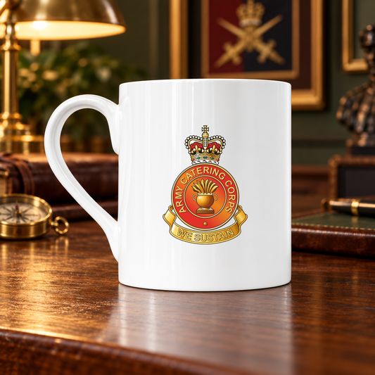 Army Catering Corps - Bone China Mug | The Crafty Black Dog