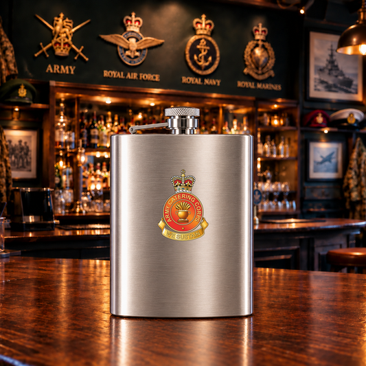 Army Catering Corps - Hip Flask | The Crafty Black Dog â€” Hip_Flask