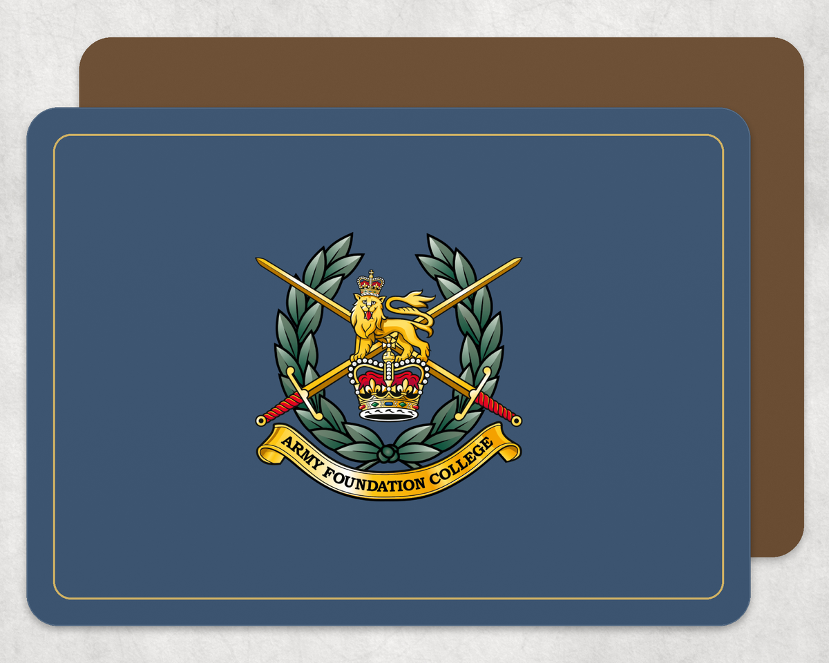 Army Foundation College - Placemat â€” Light_Navy_Gold_Hardback_Placemat-2 copy