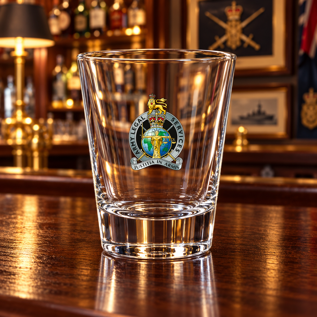Army Legal Services - Shot Glasses | The Crafty Black Dog — Frosted_Shot_Glass_Military_Bar_Smart_Object copy