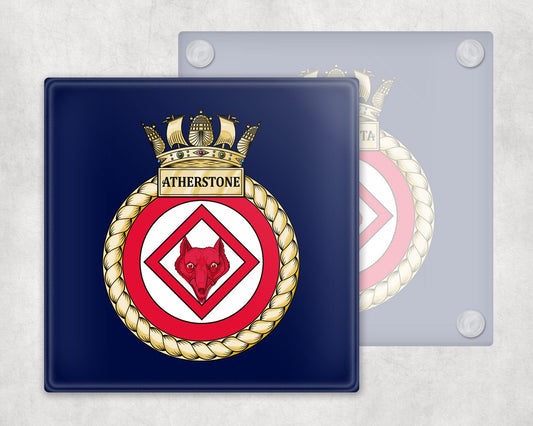 HMS Atherstone - Glass Coaster
