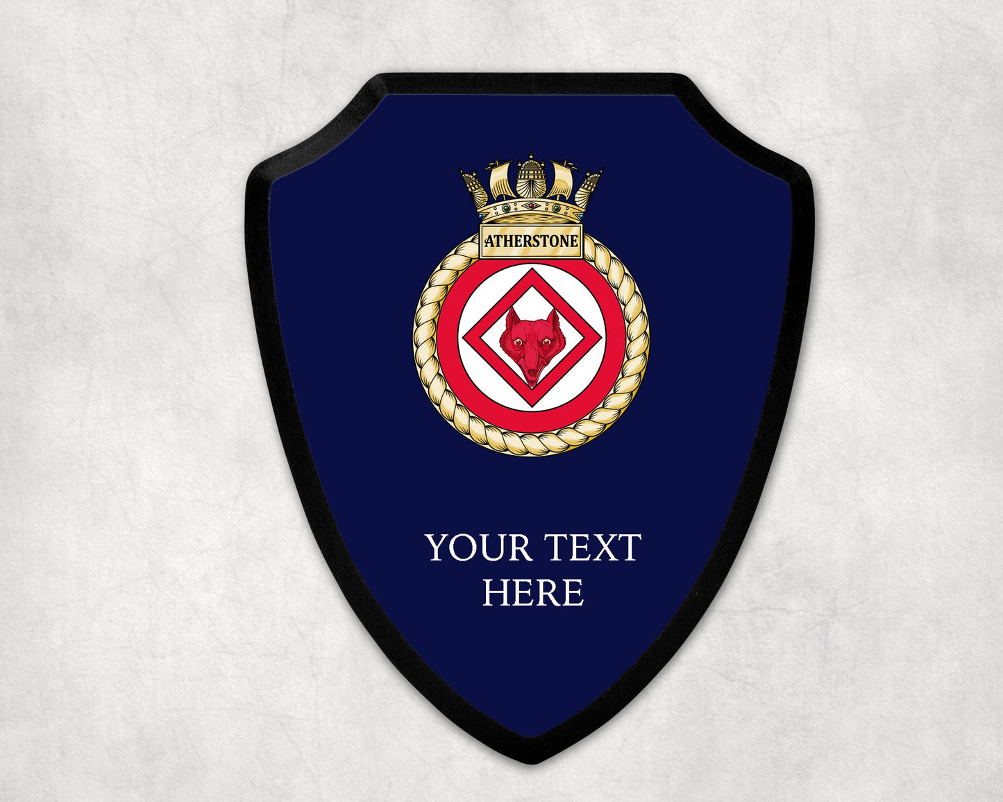 HMS Atherstone - Royal Navy Printed Wall Shield