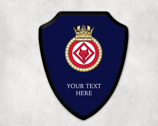 HMS Atherstone - Royal Navy Printed Wall Shield