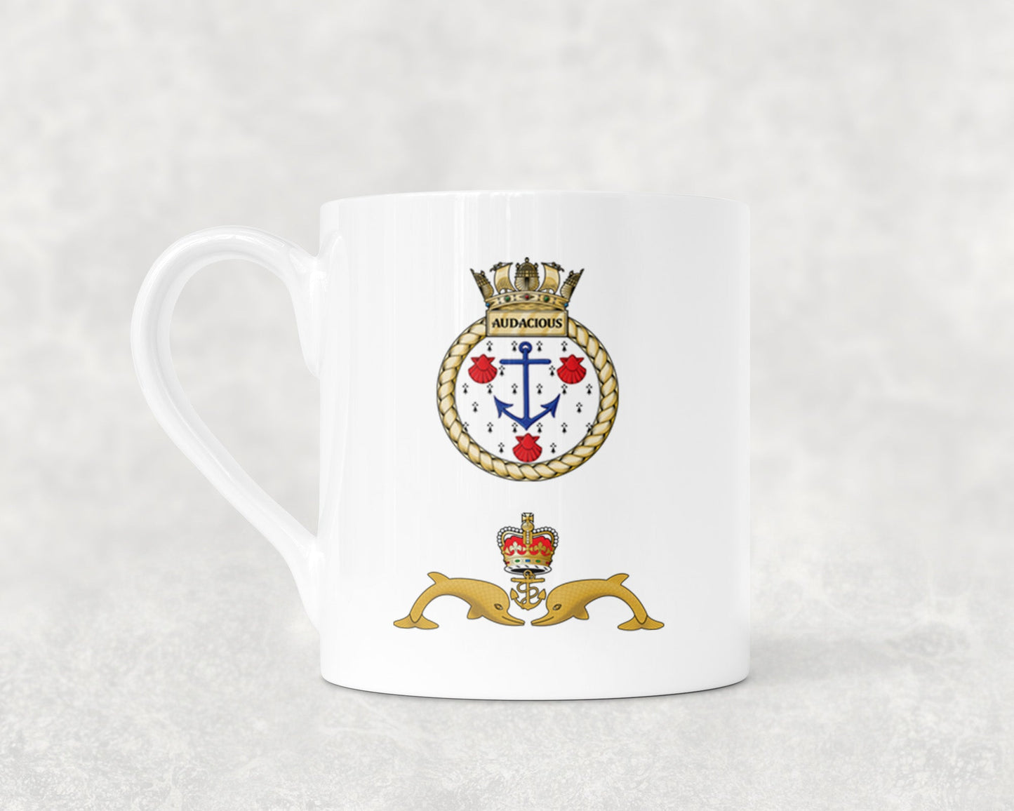 HMS Audacious - Bone China Mug