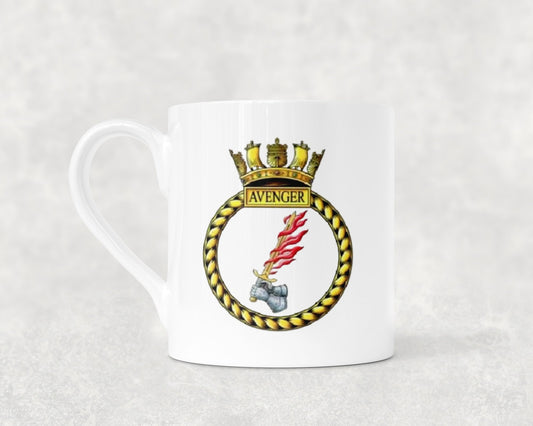 HMS Avenger - Bone China Mug