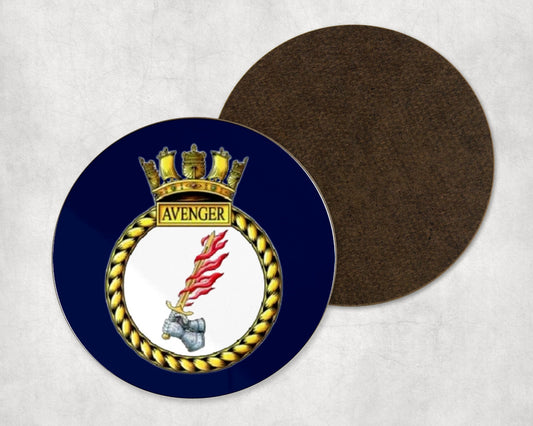 HMS Avenger - Round Coaster Set