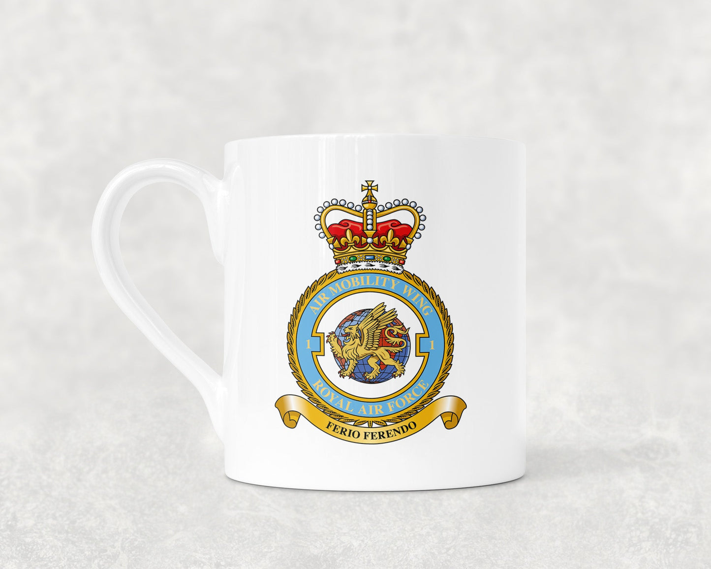 1 Air Mobility Wing RAF - Bone China Mug