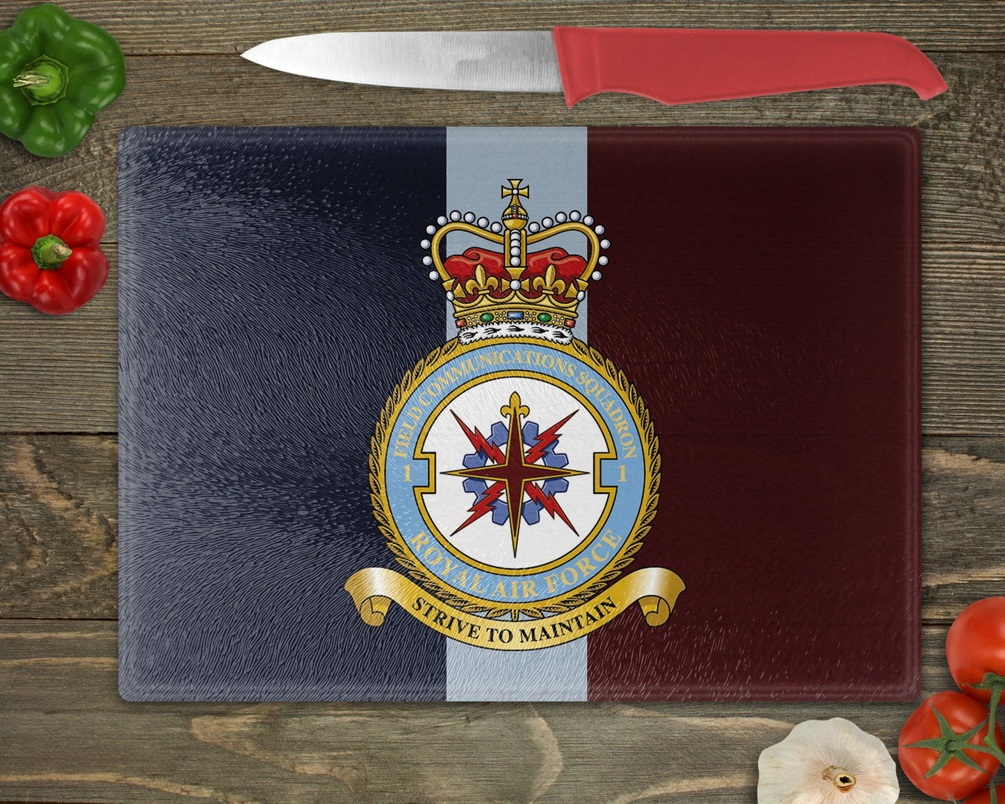 1 Field Communications Squadron - Cutting Board