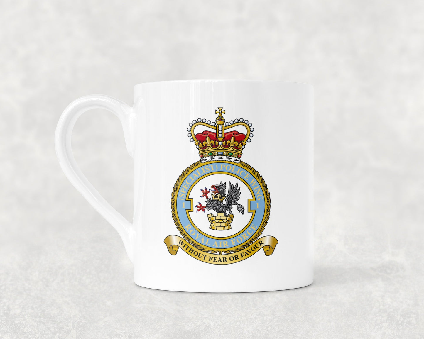 1 SQUADRON SPECIALIST POLICE WING - Bone China Mug