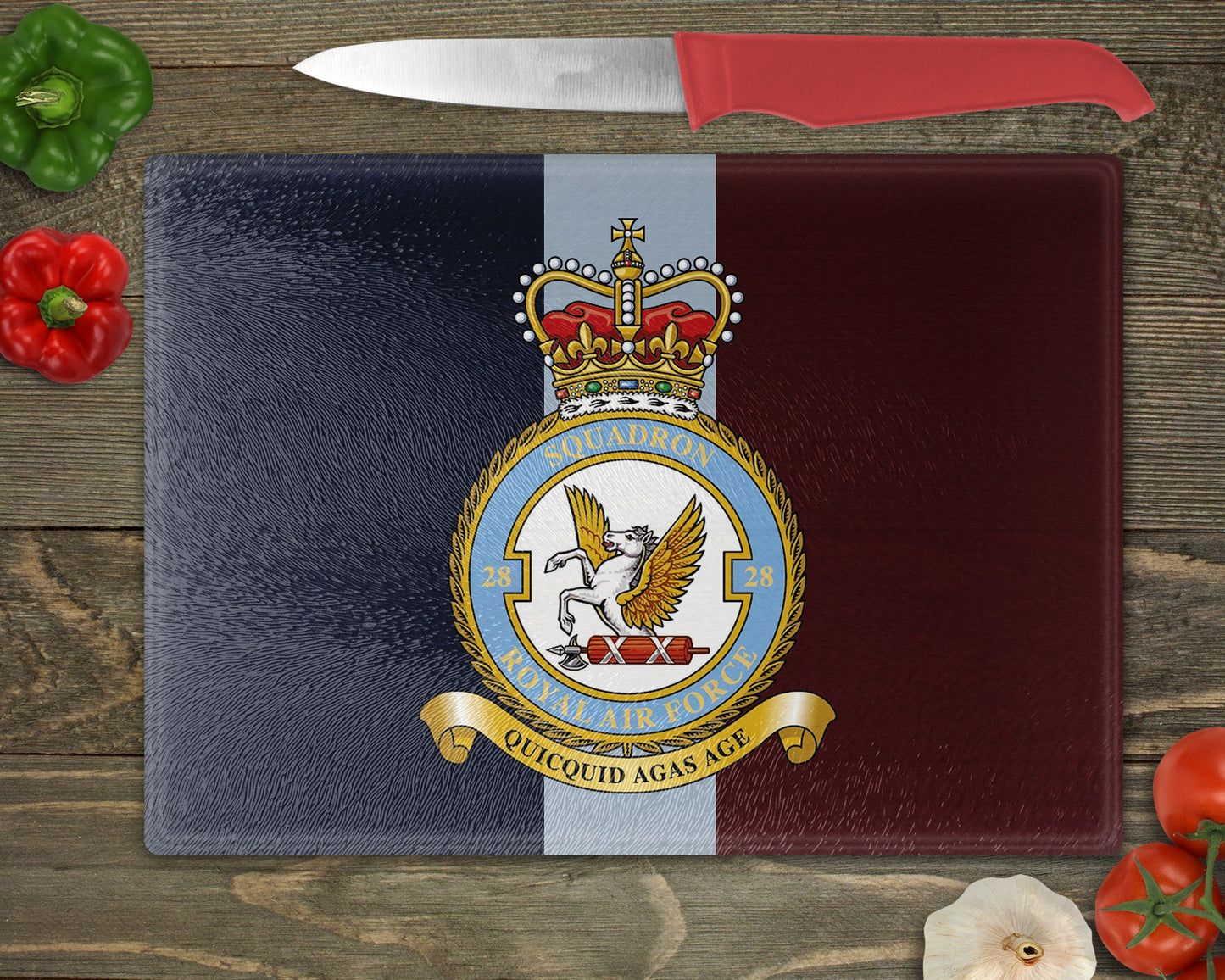 28 Squadron RAF - Cutting Board