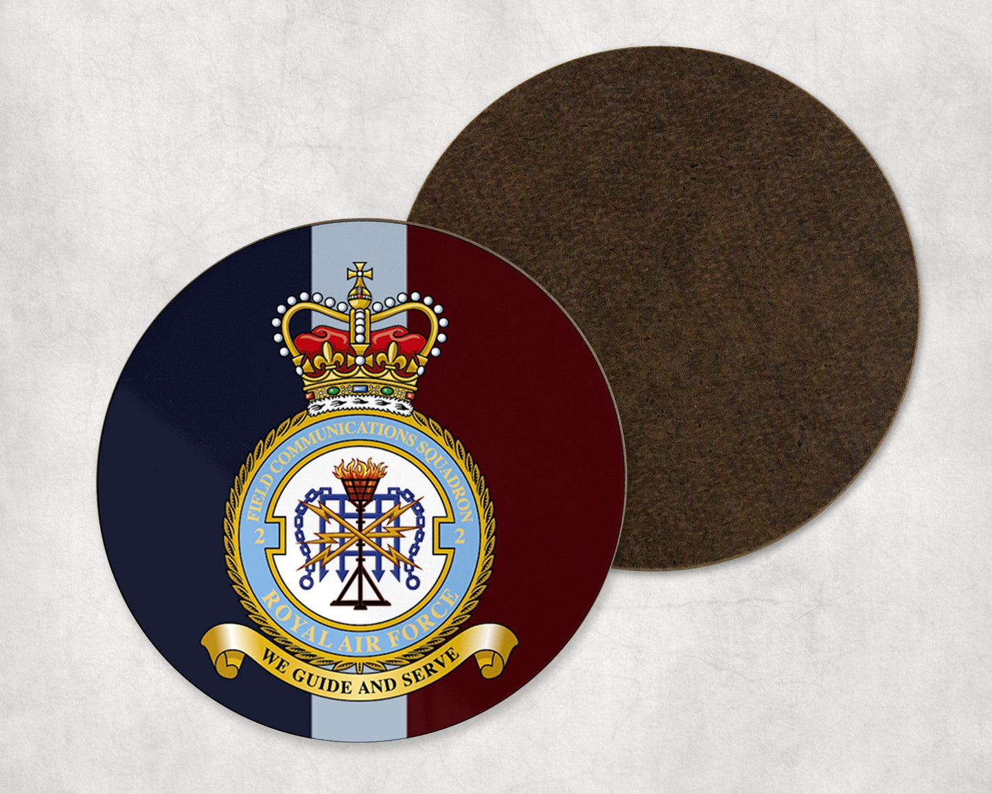2 Field Communications Squadron RAF - Round Coaster Set