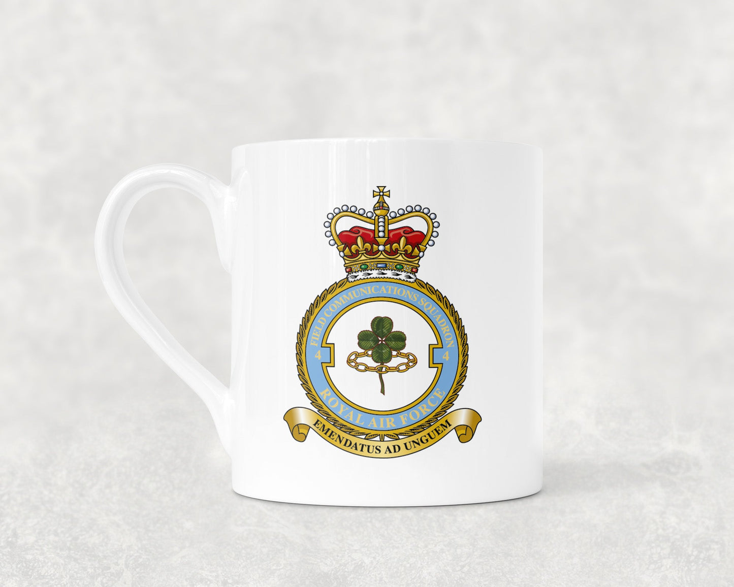 4 Field Communications Squadron RAF - Bone China Mug
