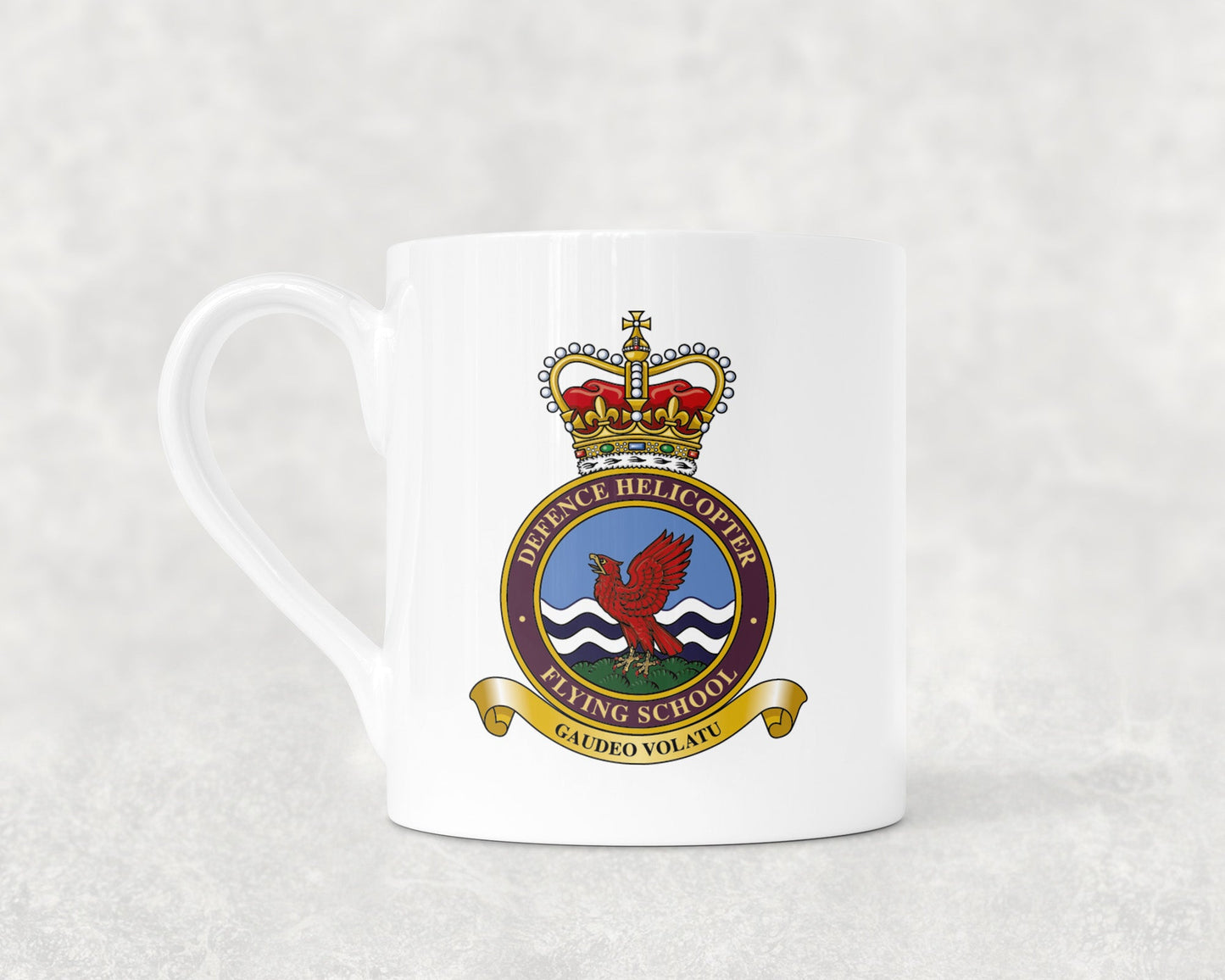 Defence Helicopter Flying School - Bone China Mug