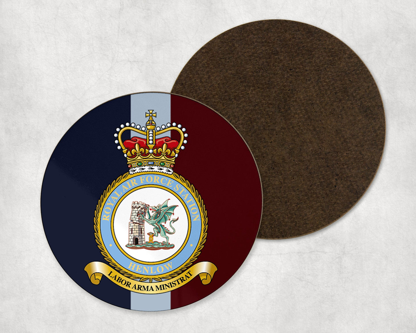 RAF Henlow - Round Coaster Set