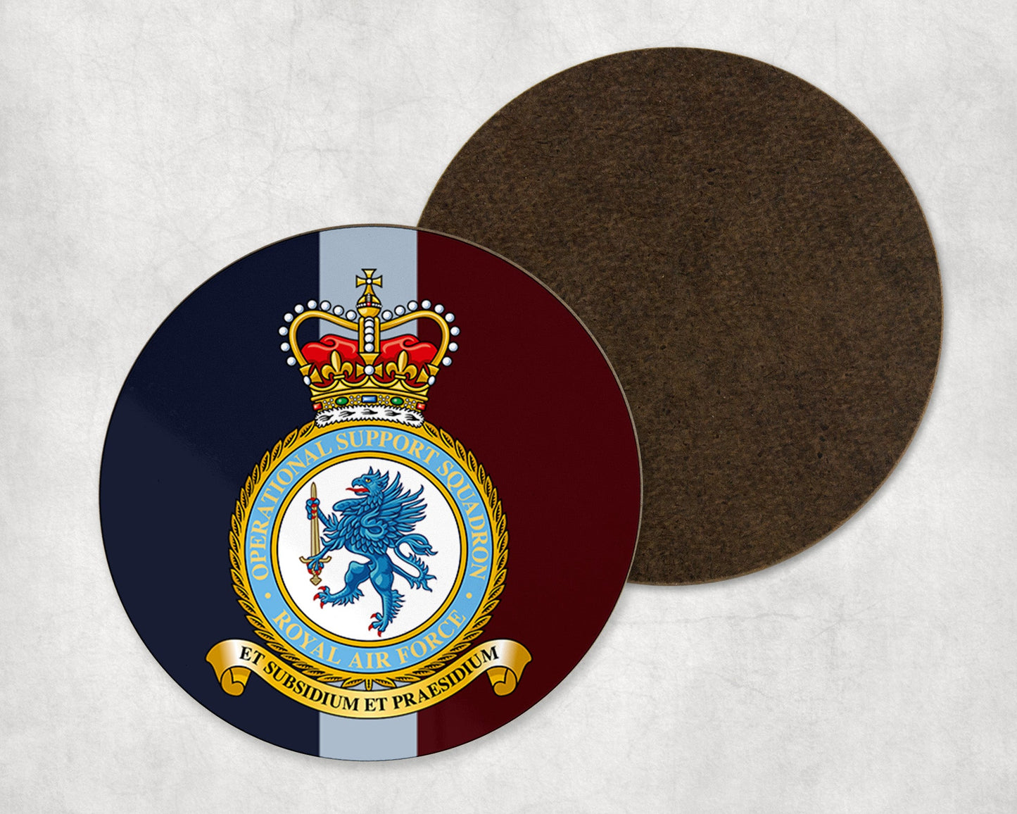 Operation Support Squadron RAF - Round Coaster Set