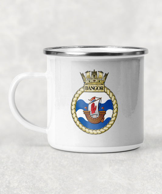 HMS Bangor - Enamel Mug