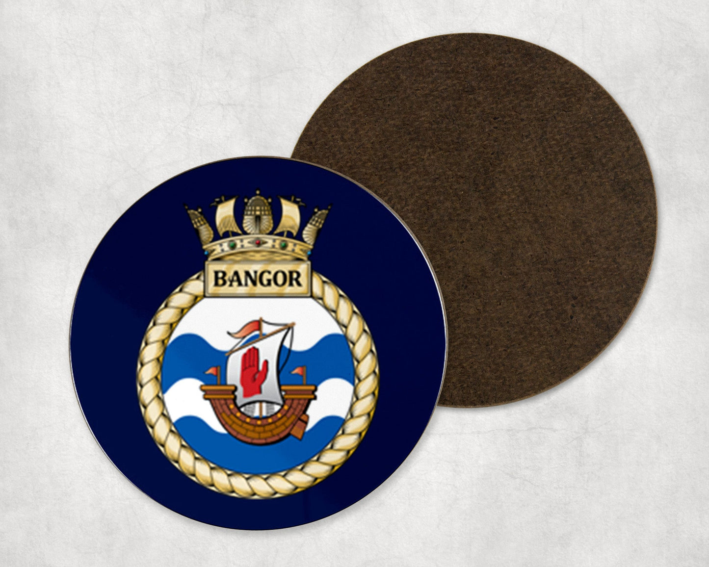 HMS Bangor - Round Coaster Set