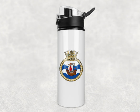 HMS Bangor - Flip Top Water Bottle