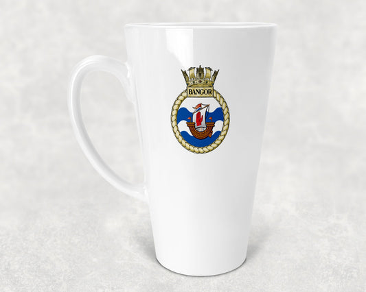 HMS Bangor - Latte Mug 17oz