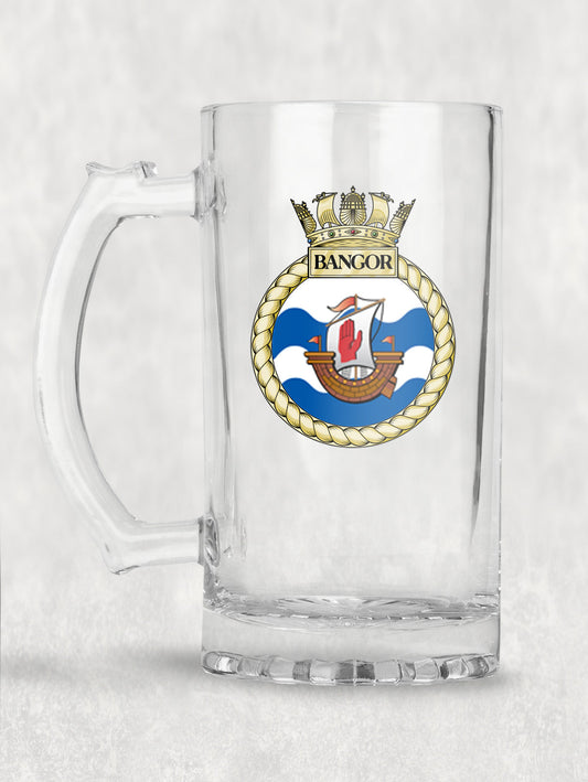 HMS Bangor - Tankard/Beer Mug/Stein
