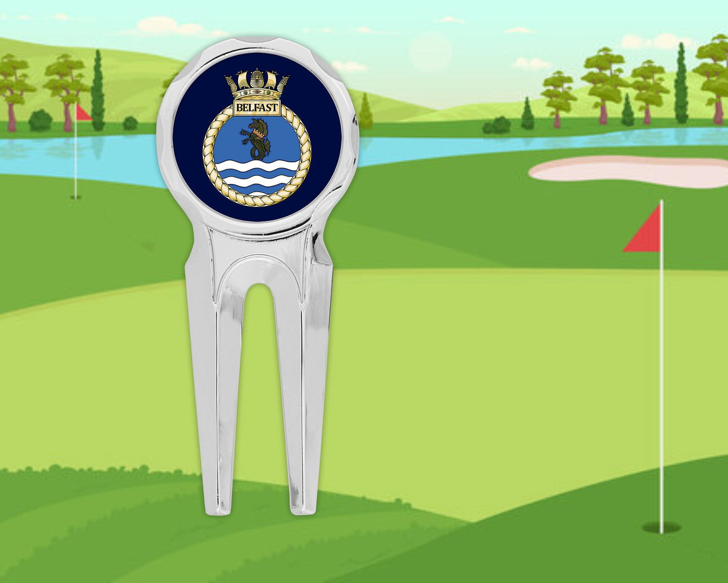 HMS Belfast - Golf Divot Repair Tool
