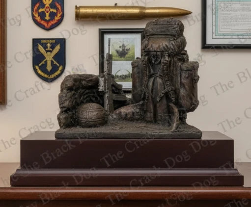 Bergen and SA80 Cold Cast Bronze Sculpture