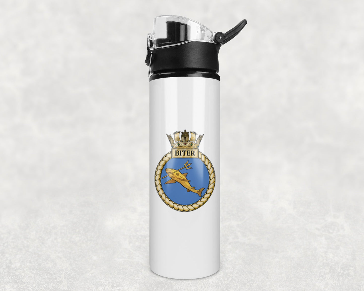 HMS Biter - Flip Top Water Bottle