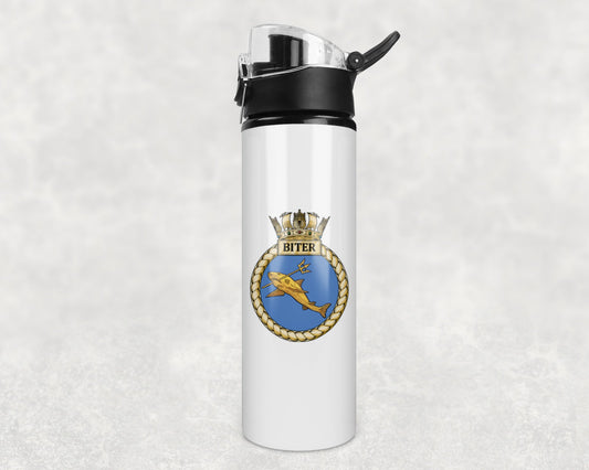 HMS Biter - Flip Top Water Bottle