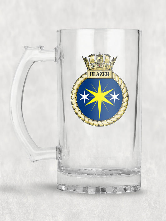 HMS Blazer - Tankard/Beer Mug/Stein