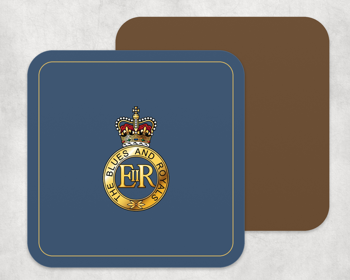 Blues & Royals - Placemat â€” Navy_Gold_Hardback_Coaster