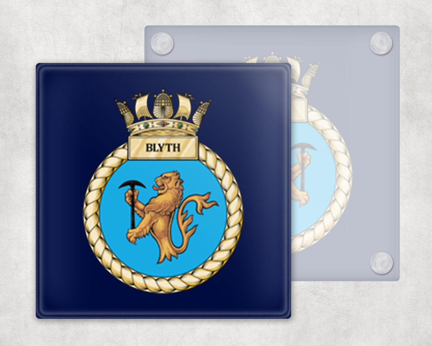 HMS Blyth - Glass Coaster