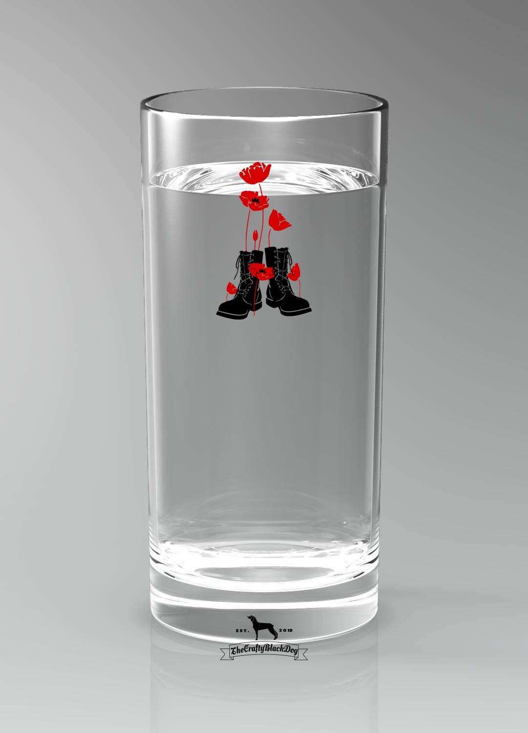 Boots &amp; Poppies - Highball Glass(es)