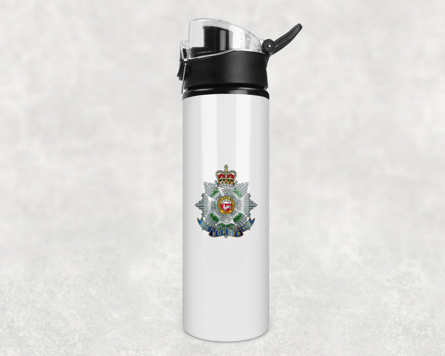 The Border Regiment - Flip Top Water Bottle