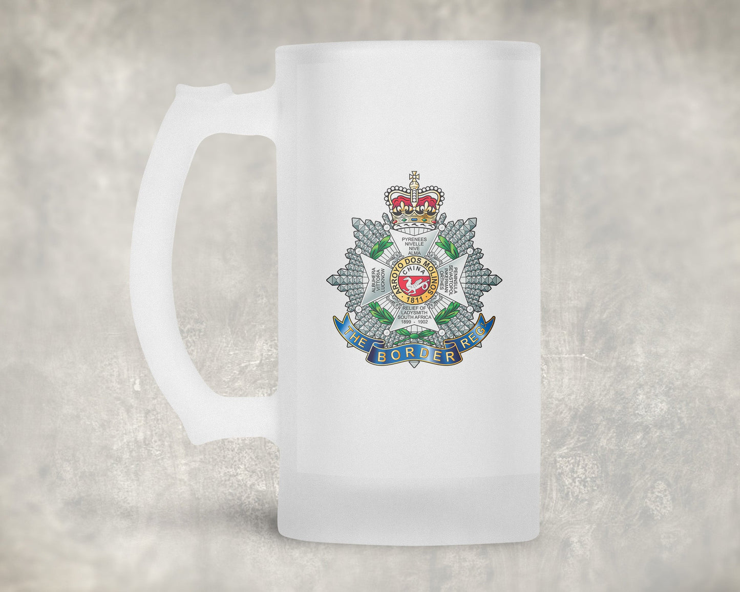 The Border Regiment - Frosted Stein