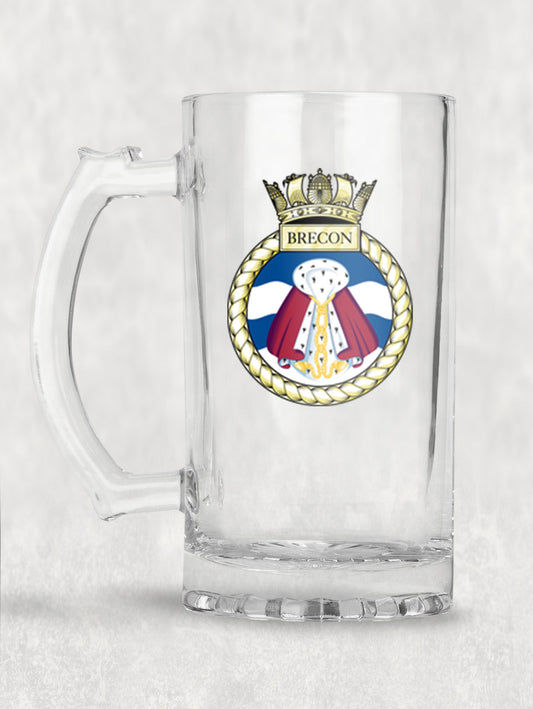 HMS Brecon - Tankard/Beer Mug/Stein