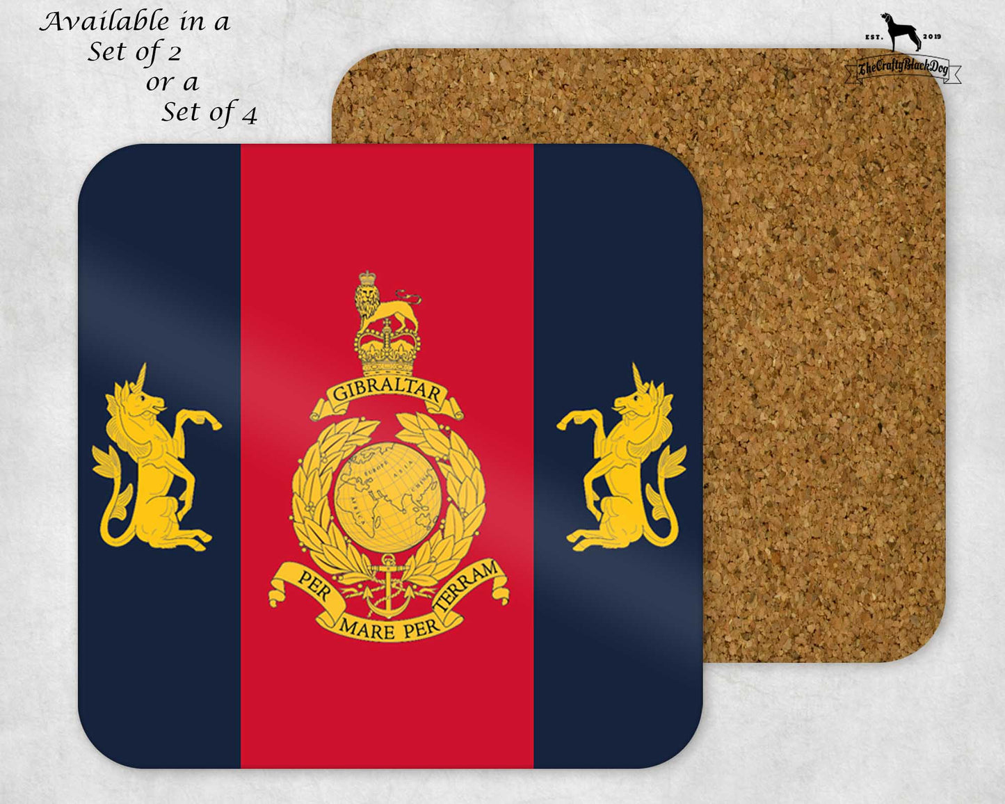 Royal Marines Reserve Bristol - Coaster Set