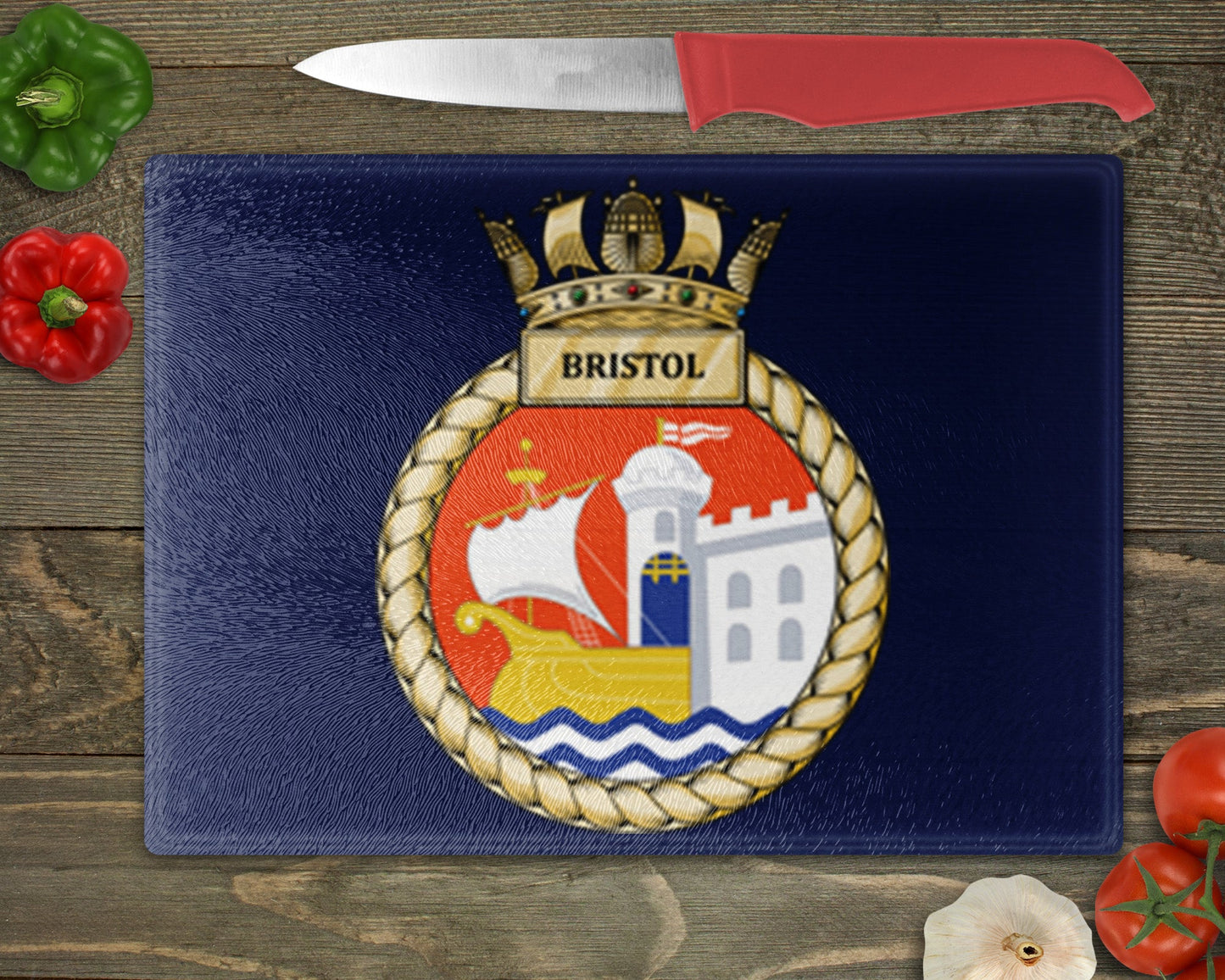 HMS Bristol - Cutting Board