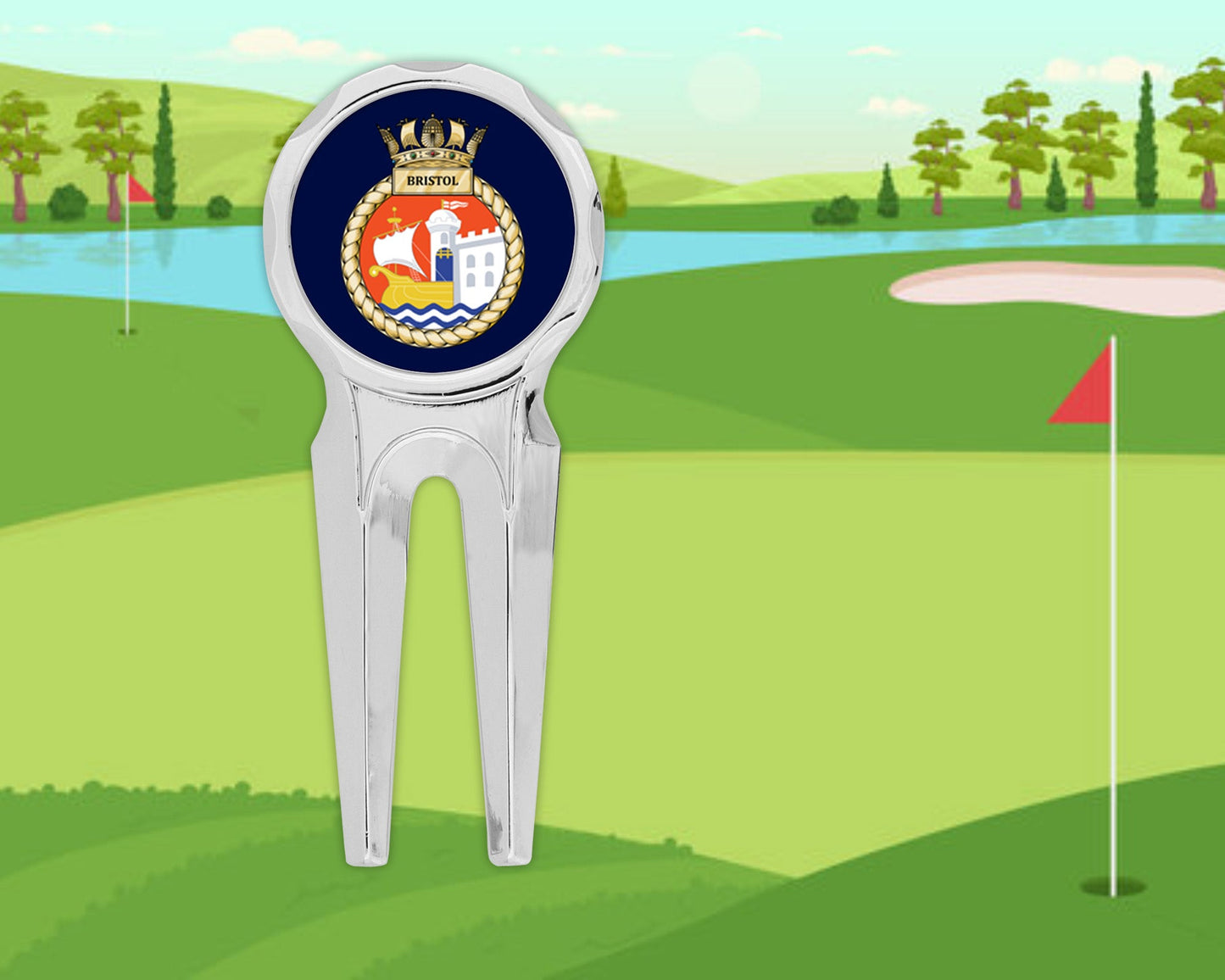HMS Bristol - Golf Divot Repair Tool