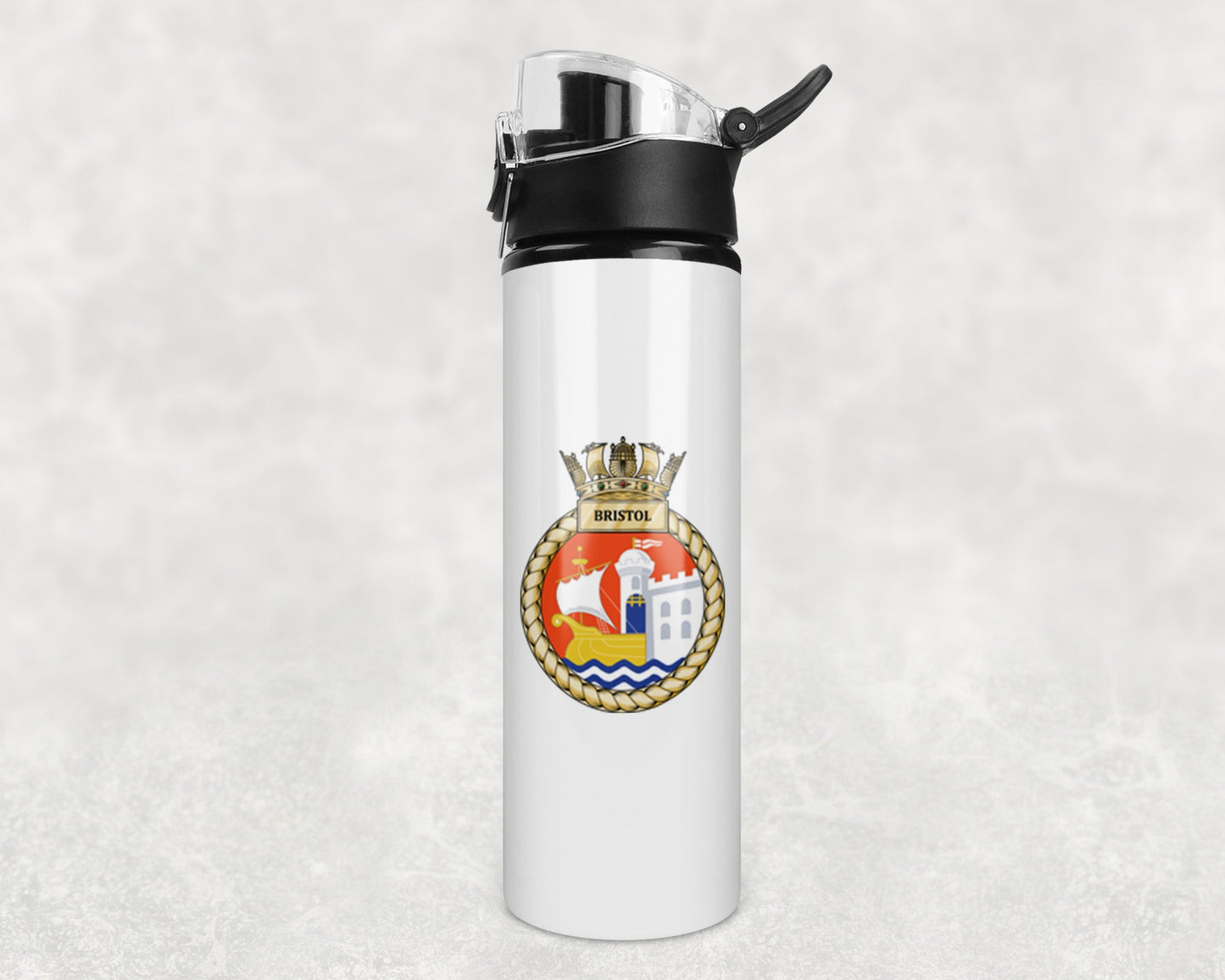 HMS Bristol - Flip Top Water Bottle