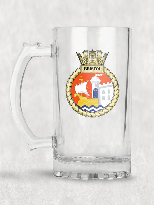 HMS Bristol - Tankard/Beer Mug/Stein