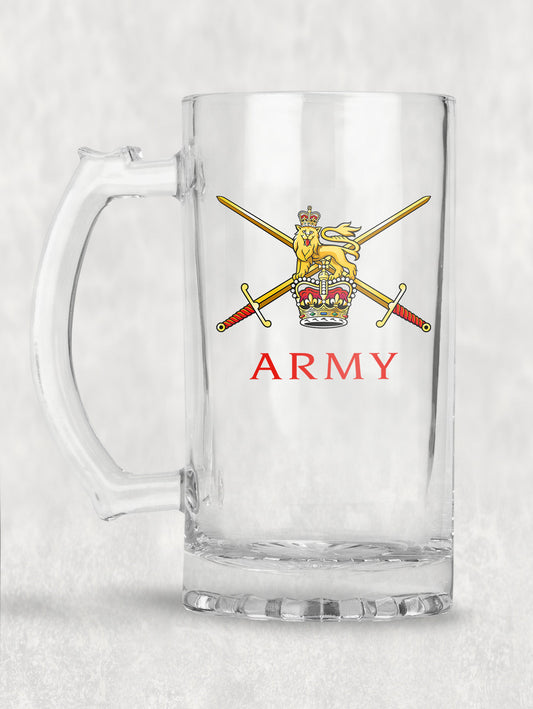 Army Badge - Tankard/Beer Mug/Stein