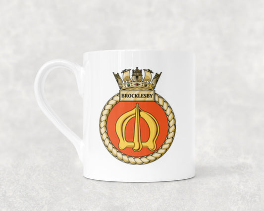 HMS Brocklesby - Bone China Mug