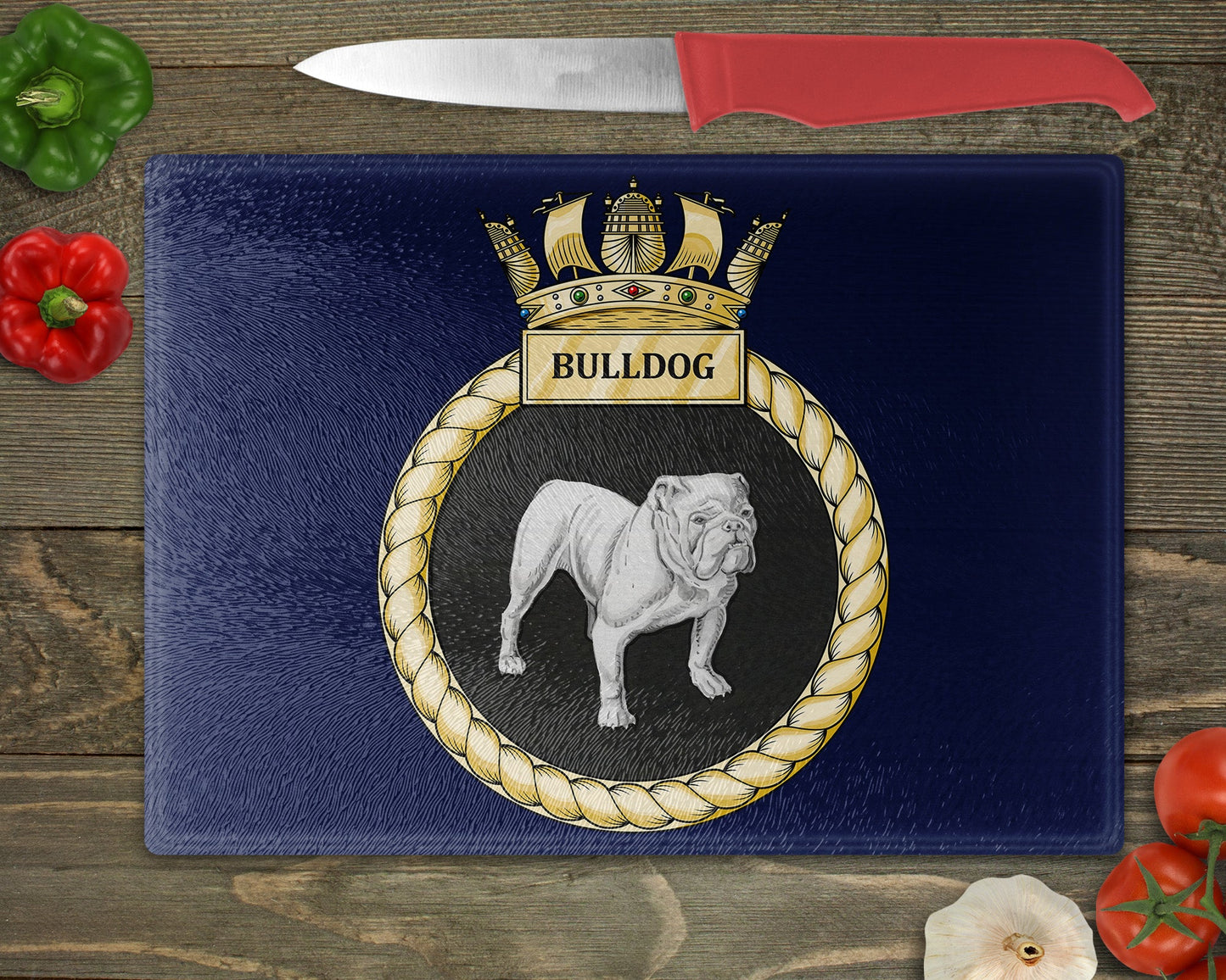 HMS Bulldog - Cutting Board