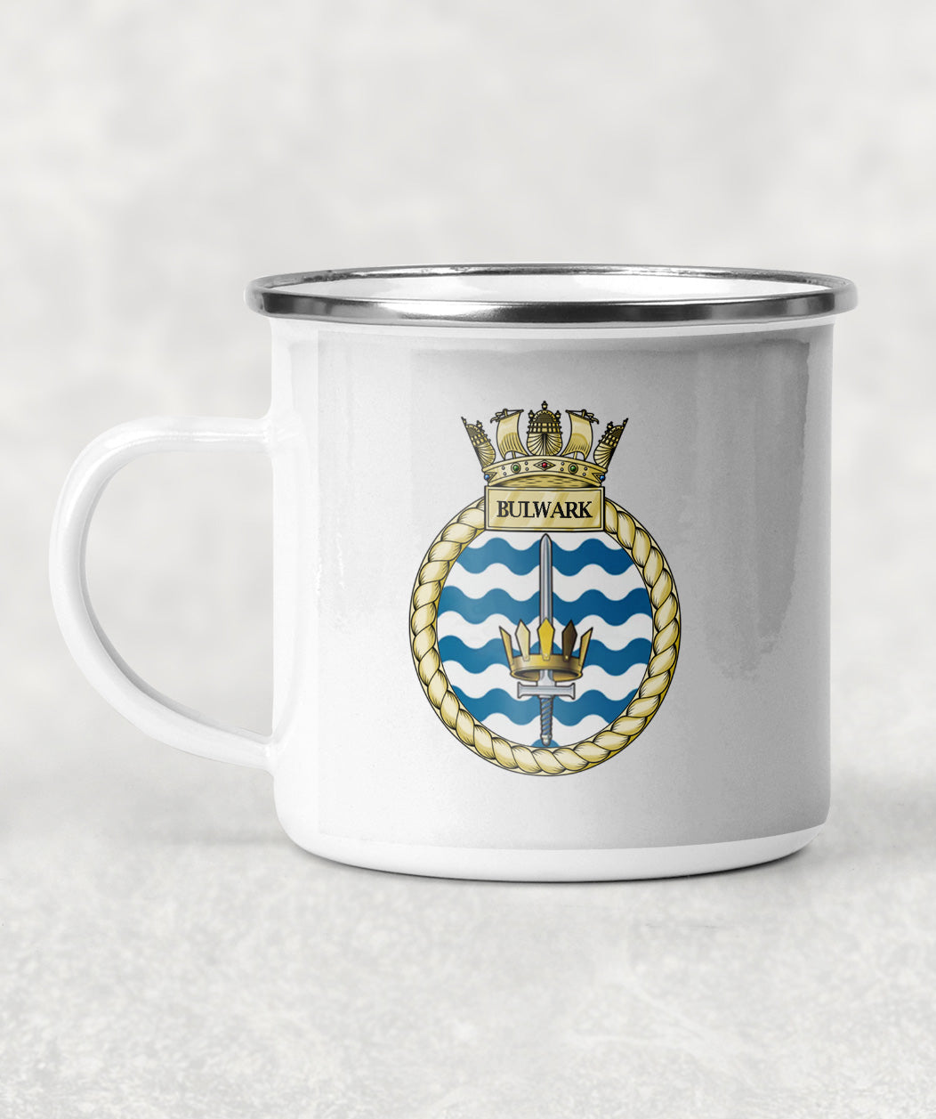 HMS Bulwark - Enamel Mug