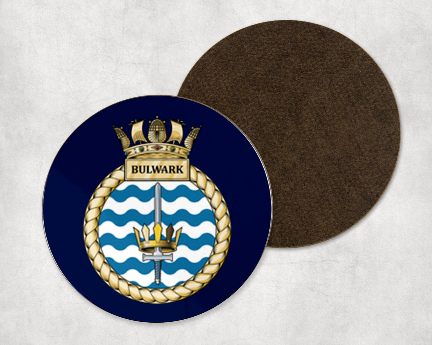 HMS Bulwark - Round Coaster Set